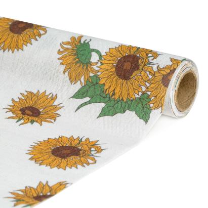Traversă de masă decorativă – 180 x 28 cm – 70% poliester, 30% bumbac – model floarea-soarelui Best CarHome