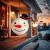 Lampion decorativ din hârtie – model om de zăpadă – Ø30 cm – alb Best CarHome