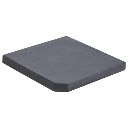 Placă de greutate umbrelă, negru, granit, 25 kg, pătrat GartenMobel Dekor