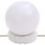 Oglindă de perete cu lumini LED 30x80 cm sticlă dreptunghiular GartenMobel Dekor