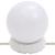 Oglindă de perete cu lumini LED 40x60 cm sticlă dreptunghiular GartenMobel Dekor