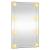 Oglindă de perete cu lumini LED 50x80 cm sticlă dreptunghiular GartenMobel Dekor