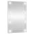 Oglindă de perete cu lumini LED 50x80 cm sticlă dreptunghiular GartenMobel Dekor