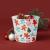 Ghiveci decorativ metalic – model turtă dulce și brad – Ø13 x 11 cm Best CarHome