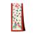 Traversă decorativă de masă – model spiriduș – 183 x 33 cm – roșu/negru – poliester Best CarHome