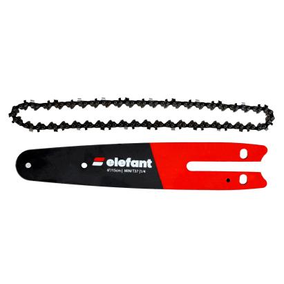 Set lamă + lanț drujbă 6″/15 cm 37T Pas 1/4 1.1 mm ELEFANT Innovative ReliableTools