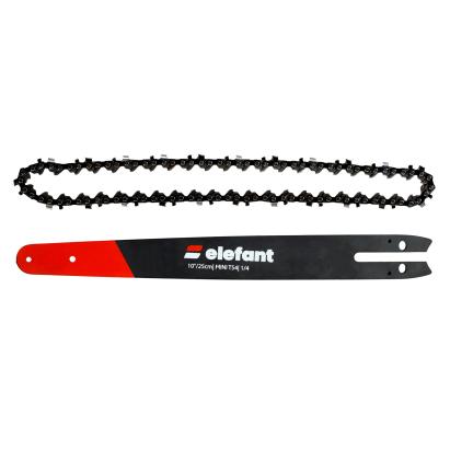 Set lamă + lanț drujbă 10″/25 cm 54T Pas 1/4 1.1 mm ELEFANT Innovative ReliableTools