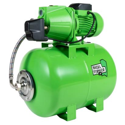 Hidrofor Micul Fermier 1.5 kW, debit maxim 3000l/h, inaltime maxima de pompare 53m, corp pompa fonta, butelie 50L FarmGarden AgroTrade