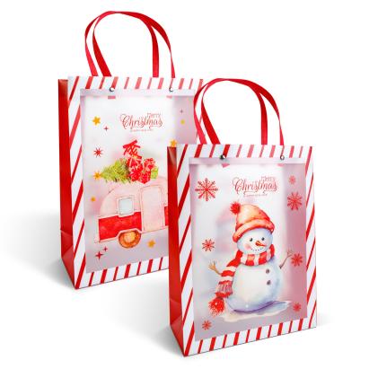 Pungă decorativă pentru cadouri – 32 x 25 x 11 cm – 2 modele – material plastic Best CarHome