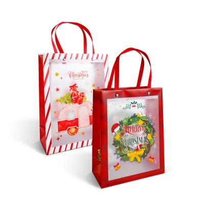 Pungă decorativă pentru cadouri – 24 x 19,5 x 9,5 cm – 2 modele – material plastic Best CarHome