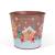 Ghiveci decorativ din metal – model turtă dulce – 13 x 11 cm Best CarHome