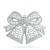 Decorațiune tip fundă – suspendabilă – argintie – 35 cm Best CarHome