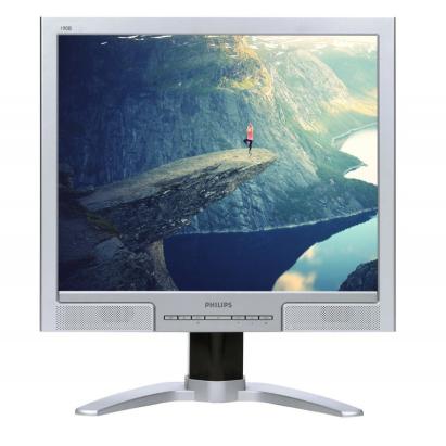 Monitor Secund Hand  LCD Philips 190B7, 19 inch, 1280 x 1024, VGA, DVI, USB, Audio, Boxe integrate NewTechnology Media