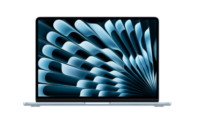 MacBook Air 13.6" Retina/Apple M4 (CPU 10-core, GPU 10-core, NeuralEngine 16-core)/32GB/512GB - sky blue - INT KB (2025) 35W  (cto f rom  MC6V4RO/A) NewTechnology Media