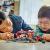 LEGO Boxa si mecanici F1 cu masina Ferrari Quality Brand