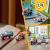 LEGO Camioneta cu platforma si elicopter Quality Brand