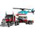 LEGO Camioneta cu platforma si elicopter Quality Brand