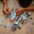 LEGO Camioneta cu platforma si elicopter Quality Brand