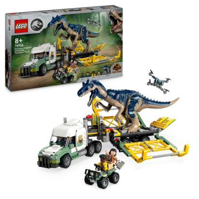 LEGO Misiunea ”Dinozaur”: Camion de transport pentru un Allosaurus Quality Brand