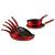 Tigaie pentru Clătite Metal Red Line 24 cm cu Strat Antiaderent  Ideală pentru Orice Bucătărie Handy KitchenServ