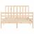 Cadru de pat fără saltea, 140x190 cm, lemn masiv de pin GartenMobel Dekor