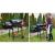 Gratar gradina, grill dreptunghiular, cu roti, capac, afumatoare si horn, 54x32 cm GartenVIP DiyLine