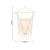 Hamac tip scaun, cu 2 perne, bej, max 100 kg, 100x130 cm GartenVIP DiyLine