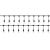 Ghirlanda tip sirag de becuri, LED, 220-240V, IP44, 4 cm, 10 m GartenVIP DiyLine