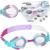 Ochelari inot, pentru copii, antiaburire, roz, curea 29-45 cm, Bestway GartenVIP DiyLine