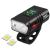 Set stop si far pentru bicicleta, 2xCREE LED T6,  6/7 moduri iluminare, aluminiu si ABS, incarcare USB, 6.5x4x5 cm, Trizand GartenVIP DiyLine
