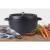 Oala de aluminiu cu capac, negru, 2.2 L, 20 cm, Verk Group GartenVIP DiyLine