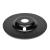 Disc circular slefuit, modelat, raspel, pentru lemn, plastic, cauciuc, beton celular, 125x22.2 mm, Dedra GartenVIP DiyLine