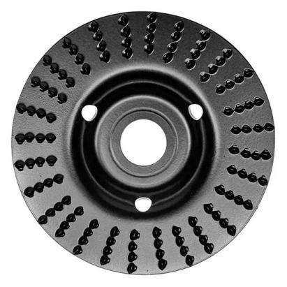 Disc circular slefuit, modelat, raspel, pentru lemn, plastic, cauciuc, beton celular, 125x22.2 mm, Dedra GartenVIP DiyLine