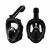 Masca snorkeling cu tub, Trizand, neagra, sistem antiaburire, suport camera, marime S/M GartenVIP DiyLine