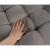 Perna pentru sezlong, Gardlov, bumbac, gri, 173x50x5 cm GartenVIP DiyLine