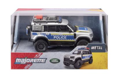 MAJORETTE MASINA METALICA DE POLITIE LAND ROVER DEFENDER SCARA 1 LA 43 SuperHeroes ToysZone