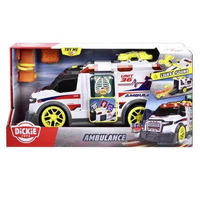 DICKIE TOYS AMBULANTA CU LUMINI SI SUNETE 35.5CM SuperHeroes ToysZone