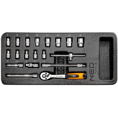 Modul tubulare 1/4", 4 - 14 mm NEO TOOLS 84-237 HardWork ToolsRange