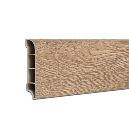 Leziter Plintă de podea din vinil SPC, stejar Adler, 2400x60x12 mm Mobalis Homvera