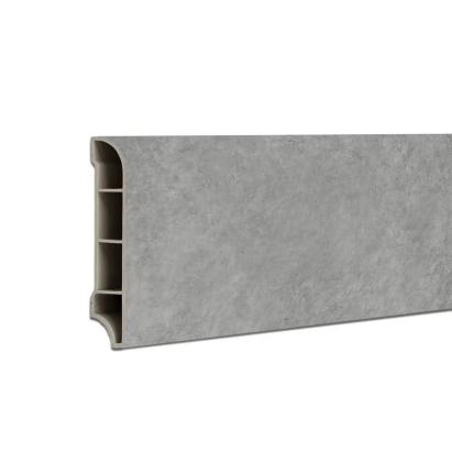 Leziter Vinil SPC margine de podea Harbor beton gri 2400x60x12 mm Mobalis Homvera