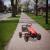 Leziter Kart cu pedale roșu Mobalis Homvera