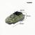 Leziter Barcă cu momeală X2 GPS, ejector spate, camuflaj verde Mobalis Homvera