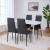 Leziter Set de masă Jenna 4 1 negru Mobalis Homvera