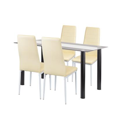 Leziter Set de masă Norman 4 1 bej Mobalis Homvera