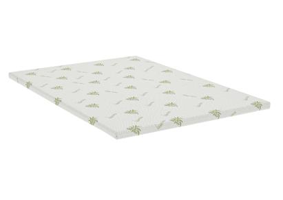 Topper Aloe Vera 160x200x4 cm, husa detasabila si lavabila, fermitate medie Relax KipRoom