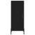 Dulap înalt, negru, 34,5x34x180 cm, lemn prelucrat GartenMobel Dekor