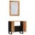 Set mobilier de baie, 2 piese, lemn masiv de acacia GartenMobel Dekor