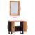Set mobilier de baie, 2 piese, lemn masiv de acacia GartenMobel Dekor