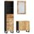Set mobilier de baie, 3 piese, lemn masiv de mango GartenMobel Dekor
