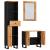 Set mobilier de baie, 3 piese, lemn masiv de acacia GartenMobel Dekor